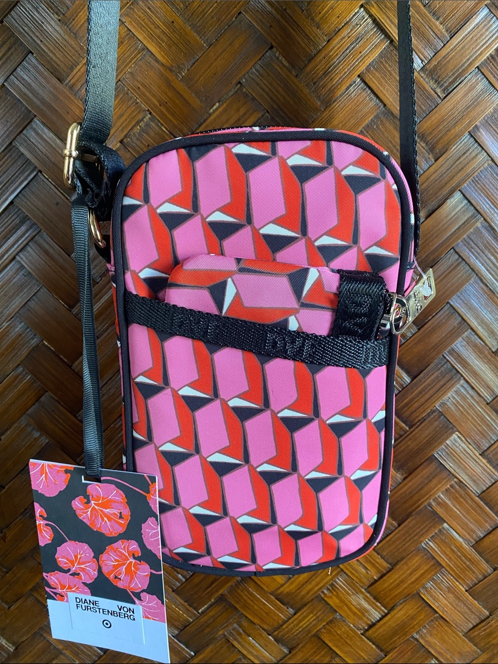 DVF Target - Crossbody & Change NWT